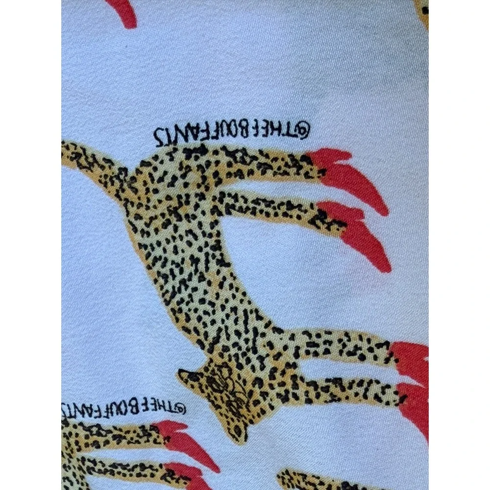 Bouffants & Broken Hearts Pajama Set‎ Medium Leopard Boots RHORI Lounge Shorts